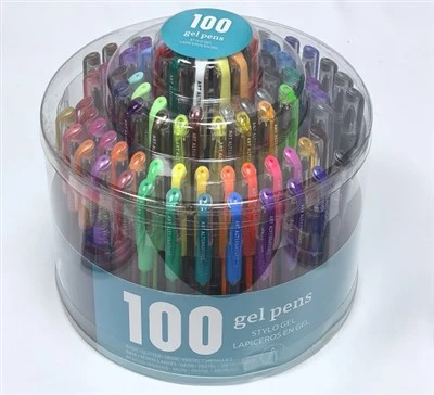 Gélové pero 100 Set Art And Craft Doodling Farbenie